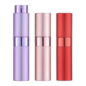 Custom 8ml 10ml 20ml Twist Travel Size Fragrance Decant Metal Pump Sprayer with Glass Inner <b>Perfume</b> <b>Atomizer</b> and Box Packaging - Product Image 1