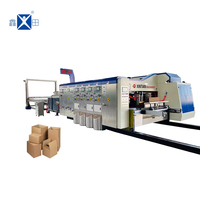 Machine de découpe et d'impression à grande vitesse XT-G à contraste élevé avec rouleau Anilox pour des graphismes nettes sur carton ondulé