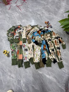 Paket Misteri Piyama Bambu Anak Perempuan dan Laki-laki, Jumpsuit Bayi Lembut, Baju Tidur Balita, Pakaian Romper - Product Image 6