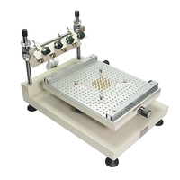 LY ZB3040H Pâte à souder de réparation Imprimante manuelle de sérigraphie Machine d'impression à colle rouge pour circuit imprimé simple double face