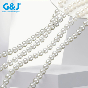 G&J Perles d'imitation et strass à coudre, 4-10mm, blanc menthe, blanc pur, écologiques, sans nickel, accessoires vestimentaires à fort contraste - Product Image 3