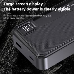 Nuevo Diseño de Banco de Energía Portátil de Carga Rápida de 20000 mAh con 2 Cables Integrados y Pantalla LED PD40w para Exteriores - Product Image 3