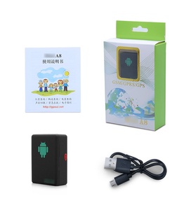 Mini A8 không thấm nước <span class=keywords><strong>GPS</strong></span> <span class=keywords><strong>Tracker</strong></span> IP67 USB <span class=keywords><strong>Power</strong></span> <span class=keywords><strong>Adapter</strong></span> Tương thích với Android App IOS PC Navigation xe trẻ em PET 1 năm bảo hành - Product Image 6