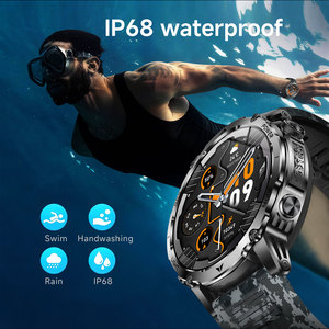 สมาร์ทวอทช์ GPS รุ่น <span class=keywords><strong>AK102</strong></span> ปี 2026 รองรับการโทรผ่านบลูทูธ ตรวจสอบสุขภาพ แจ้งเตือนข้อความ แบตเตอรี่ขนาดใหญ่ สำหรับผู้ชาย เล่นกีฬากลางแจ้ง สายซิลิโคน แม่เหล็กดูดติด - Product Image 6