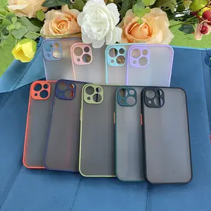 Casing akrilik matte 13 12, sarung HP ultra tipis matte transparan untuk apple iphone 15 pro max mini