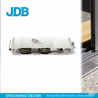 Roue de fenêtre coulissante en acier inoxydable robuste JDB - Durable et coulisse en douceur pour une utilisation hôtelière