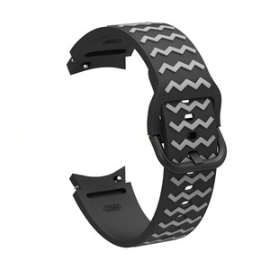 Correa de Reloj de Silicona de Dos Tonos sin Espacios, Personalizada, Deportiva, para <span class=keywords><strong>Samsung</strong></span> Galaxy <span class=keywords><strong>Watch</strong></span> 6 <span class=keywords><strong>5</strong></span> <span class=keywords><strong>Pro</strong></span> 4 Classic, Venta al Por Mayor - Product Image 4
