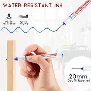 Pennarello per fori profondi impermeabili multiuso Premium pennino lungo per fori profondi permanenti per la lavorazione del legno per carpentiere - Product Image 6