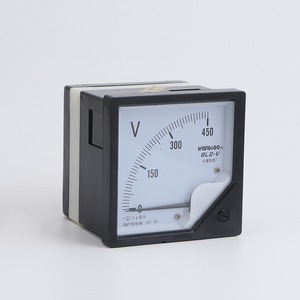 วานบิโด 6L2-V เครื่องวัดโวลต์ AC ขนาด 80x80 มม. แบบติดตั้งบนแผง หน้าจอเดี่ยว เฟสเดียว 450V ความแม่นยำระดับ 1.5 - Product Image 1