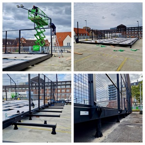 Système de base modulaire pour <span class=keywords><strong>terrain</strong></span> de <span class=keywords><strong>padel</strong></span>, <span class=keywords><strong>terrain</strong></span> de <span class=keywords><strong>padel</strong></span> amovible et mobile, <span class=keywords><strong>terrain</strong></span> de <span class=keywords><strong>padel</strong></span> panoramique portable pour usage en club - Product Image 2