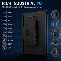 Ventilador Industrial Todo en Uno de 18.5 Pulgadas, Computadora Industrial con Carcasa de Aluminio, Montaje en Pared, Lector NFC/RFID Integrado