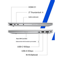 Nouvel ordinateur portable professionnel HP EliteBook 8 G1i 14 pouces AI, processeur Core 7 255U, 8 Go/16 Go de RAM, 256 Go/512 Go de SSD, Office Enterprise Security, vente en gros
