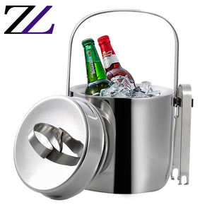 Set di Presentazione per Buffet a Doppia Parete, Secchiello Isolato per Insalata e Frutta, Contenitore Refrigerato per Bevande, <span class=keywords><strong>Vino</strong></span>, Champagne e Punch - Product Image 6