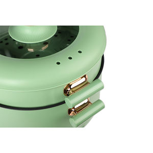 Olla caliente multifuncional Cocina de Vapor Eléctrica Electrodomésticos antiadherentes con tapa de vidrio templado - Product Image 6