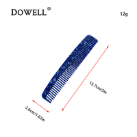 DOWELL Koreanischer Retro Marmor Haarkamm geometrische Essigsäure Kamm Muster Zahn glatt Acetat Haarkamm