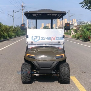 New product Brown 1+1 <b>row</b> golf cart four high-performance 60V factory custom manufacturers sell well - Product Image 4