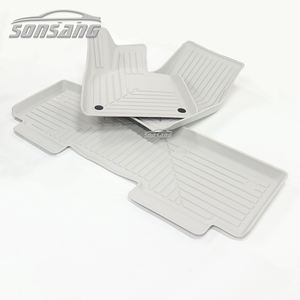 Tapis de voiture de luxe personnalisé SONSANG White Winter 5D, pièces automobiles, tapis de voiture universel toutes saisons en TPE, tapis de sol confortable et luxueux - Product Image 1