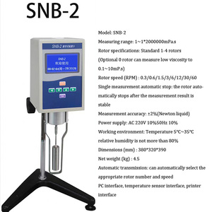 Viskometer NDJ-5S NDJ-8S động động cơ dầu Tester bị đo độ nhớt máy kiểm tra độ nhớt dầu nhớt Meter - Product Image 6