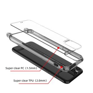 Silicone Trasparente di TPU & PC Prezzo di Fabbrica Produttore di Accessori 2 In 1 Trasparente Caso Della Copertura Del Telefono Mobile Per il <span class=keywords><strong>iPhone</strong></span> <span class=keywords><strong>12</strong></span> - Product Image 5