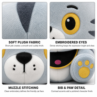 Animaux en peluche personnalisés en gros, chat moelleux coloré et personnalisé pour les cadeaux promotionnels et les objets publicitaires