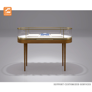 Hiện đại pha lê Trang sức Showcase tường Trường hợp với LED ánh sáng hiển thị truy cập hiển thị cho cửa hàng kinh doanh sử dụng trong liên kết thành phố - Product Image 2