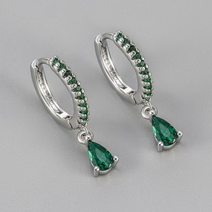 LT-EK557 <span class=keywords><strong>Orecchini</strong></span> a Goccia in <span class=keywords><strong>Argento</strong></span> Sterling 925 per Donne, Nuova Tendenza 2025, Stile Estivo Semplice e Alla Moda con Zirconi - Product Image 5