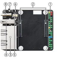 Carte de base à conception personnalisée avec disposition Gerber et ports multiples, incluant PCB et PCBA pour la re-conception