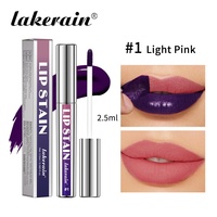 Teinte à lèvres peel-off longue tenue, waterproof, rose, anti-transfert, non-collante, naturelle, cosmétiques pour femmes