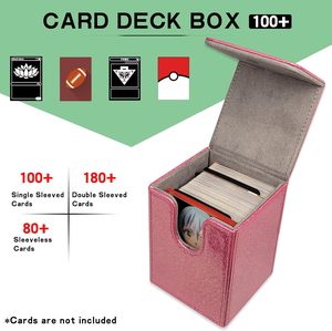 Boîte à cartes scintillante pour plus de 100 cartes, boîte à cartes verticale TCG compatible avec les cartes de jeu Commander/<span class=keywords><strong>Magic</strong></span> the Gathering - Product Image 2