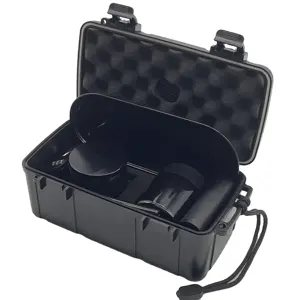 Boîte de rangement en plastique dur anti-odeur, boîte portable portable de voyage anti-fumée, fournitures de magasin de fumée