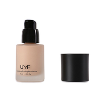 Crème correctrice minérale à haute couvrance, 8 couleurs, liquide mat, hydratant, base de maquillage pour le visage, fond de teint en marque privée, foncé