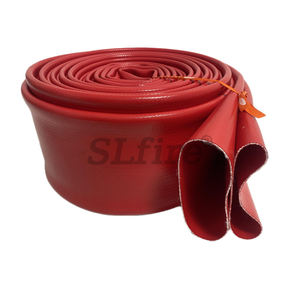 4 इंच 5 इंच की लाल कृषि सिंचाई tpplllफ्लैट स्लरी घोल खाद ड्रैग नली - Product Image 6