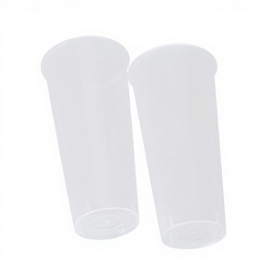 Vasos Desechables de PP de 700 ml/24 oz, 90 mm de Diámetro, con Logotipo Personalizable, para Cafeterías, Comercios y Fiestas - Product Image 1