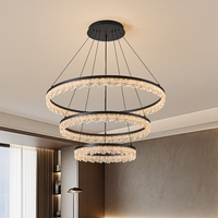 Lustre moderne italien minimaliste pour restaurant, salon, hall d'hôtel, villa, salle de banquet, escalier
