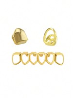 Grillz dentaire individuel pour Halloween, motif Rose, Serpent, Étoile, en or, style mode, pour bijoux dentaires Bling Bling