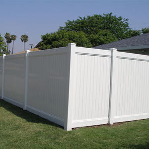 Özelleştirilmiş 6x8 ft beyaz plastik <span class=keywords><strong>PVC</strong></span> vinil gizlilik çit panelleri ile Post açık bahçe çit - Product Image 6