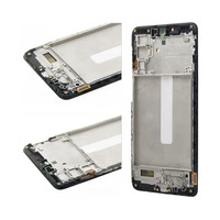 Yedek ekran Lcd cep telefonu ekran Samsung Galaxy M54 5G M546 F54 sayısallaştırıcı meclisi ile LCD ekran çerçeve