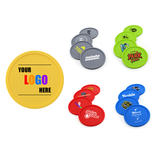Posavasos Redondos de PVC con Logotipo Impreso, Diseño Personalizado, de Silicona, para Bebidas, Hogar, Oficina, Bares y Regalos Promocionales - Product Image 1