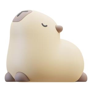 Luce notturna vivaio in Silicone capibara per bambini materiale ABS lampada da notte proiettante con controllo tattile USB per uso camera da letto