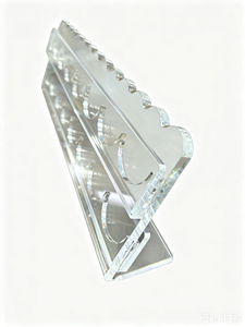 Bandeja de Acrílico Transparente para Fichas de Póker de Casino, Práctico Soporte para Fichas de Juego de Acrílico Transparente - Product Image 1
