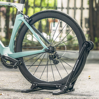 ROCKBROS-soporte Vertical plegable para bicicleta, estante de almacenamiento portátil para ciclismo