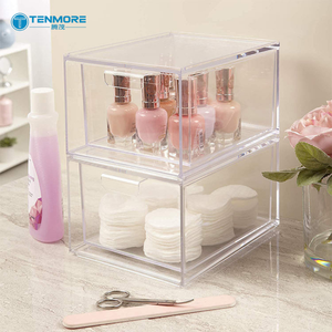 Boîte <span class=keywords><strong>de</strong></span> <span class=keywords><strong>rangement</strong></span> en PET transparent à prix d'usine en gros, personnalisable avec logo OEM, fournisseur en gros d'organisateurs ménagers - Product Image 3