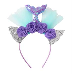 Nuevo Vestido de Princesa Sirena para Niñas con Cola y Diadema, para Halloween, Actuaciones, Eventos Formales, Bodas y Sesiones de Fotos - Product Image 6