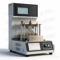 Alat Uji Titik Pelunakan Aspal Otomatis Prosesor ARM 32-bit Deteksi Laser Teknologi Kontrol Mikrokomputer GB/T4507 ASTM D36