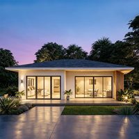 Maison préfabriquée familiale abordable et résistante aux ouragans, maison préfabriquée pour le marché américain et australien