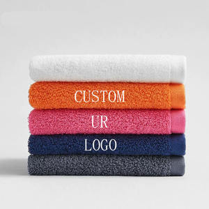 Logo Broderie Personnalisée LOGO Cadeau Coton Barbier Salon De Coiffure Spa Ongles Maternelle Rose Essuie-mains avec Logo Imprimé Personnalisé - Product Image 3