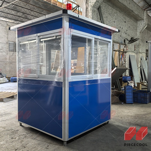 Nhà Máy Trực Tiếp Contemporary Mini-Nhà Container Kết Cấu Thép Không Thấm Nước Bảo Vệ An Ninh Nhà Kế Hoạch Thiết Kế Bánh Sandwich Bảng Điều Khiển - Product Image 6