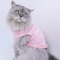 Vente en Gros de Vêtements pour Animaux de Compagnie Chats et Chiens, T-Shirt Débardeur de Luxe Personnalisé avec Logo pour l'Été, Mignon, de Créateur, en Grandes, Moyennes et Petites Tailles