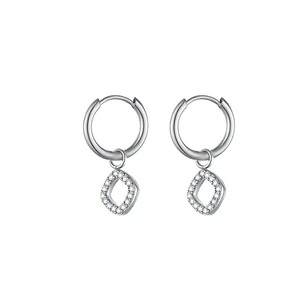 Pendientes de moda ARO con circonita PE2883 para mujer, joyería de alta calidad - Product Image 3