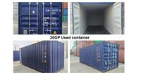 Conteneur d'expédition pas cher, neuf/d'occasion, d'occasion, certification ISO CE, blanc, bleu, choisir la couleur, usine de conteneurs à vendre, conteneur